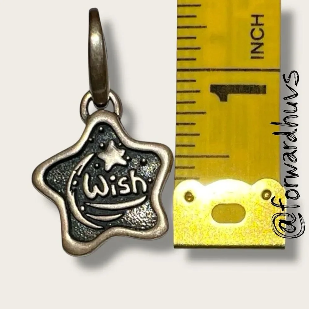 Sterling Silver Star Pendant – “Wish” & Make-A-Wish Foundation – Marked 925 - 5.